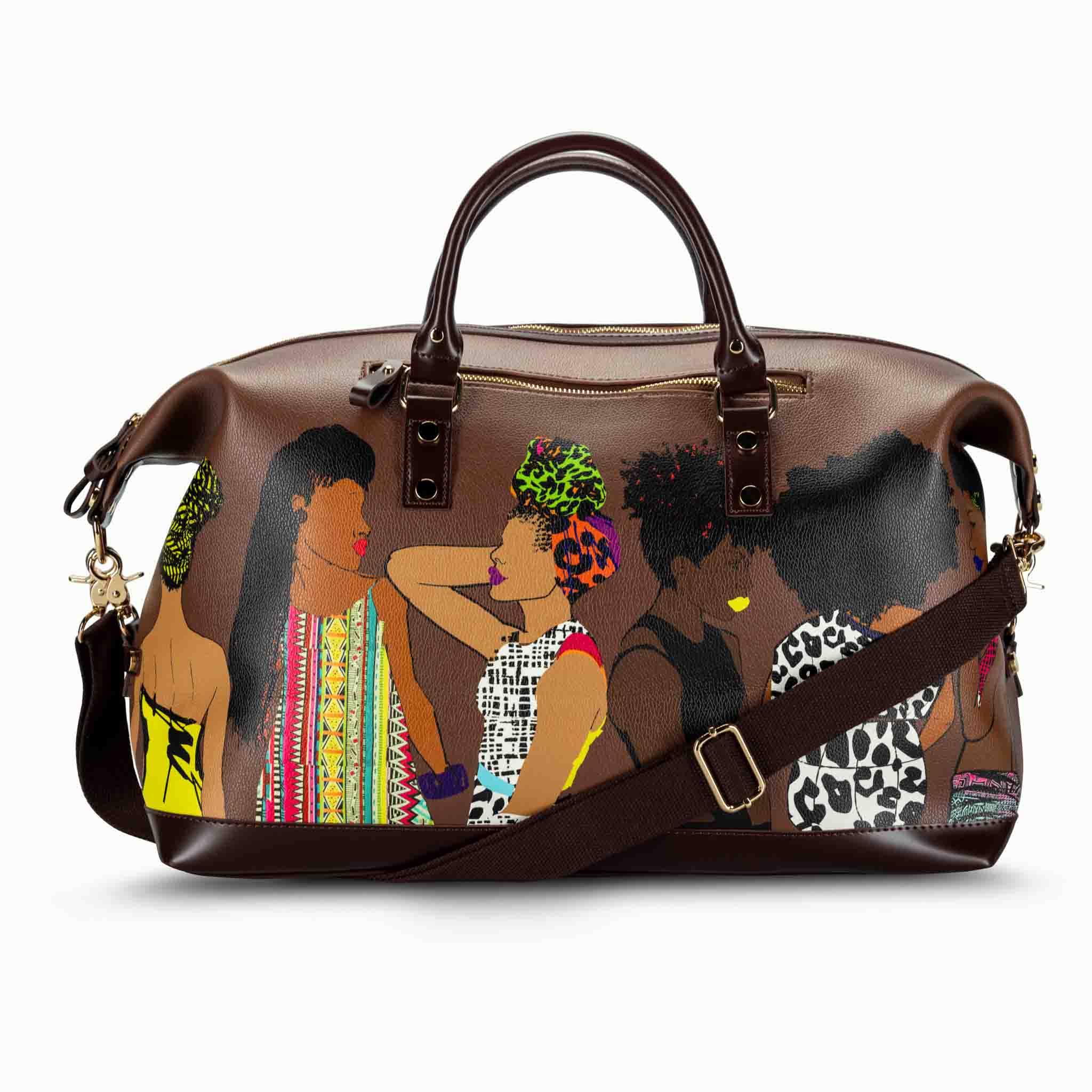 Squad Travel Bag Espresso Brown – Pardon My Fro