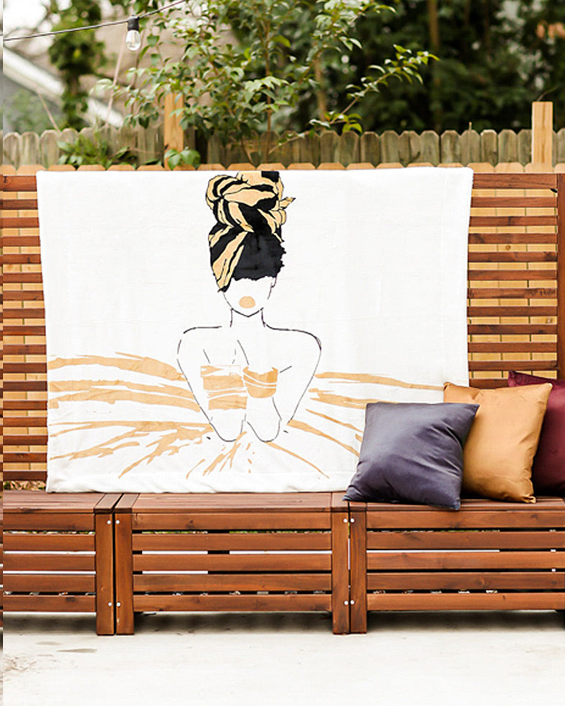 Oro Fleece Throw Blanket Pardon My Fro