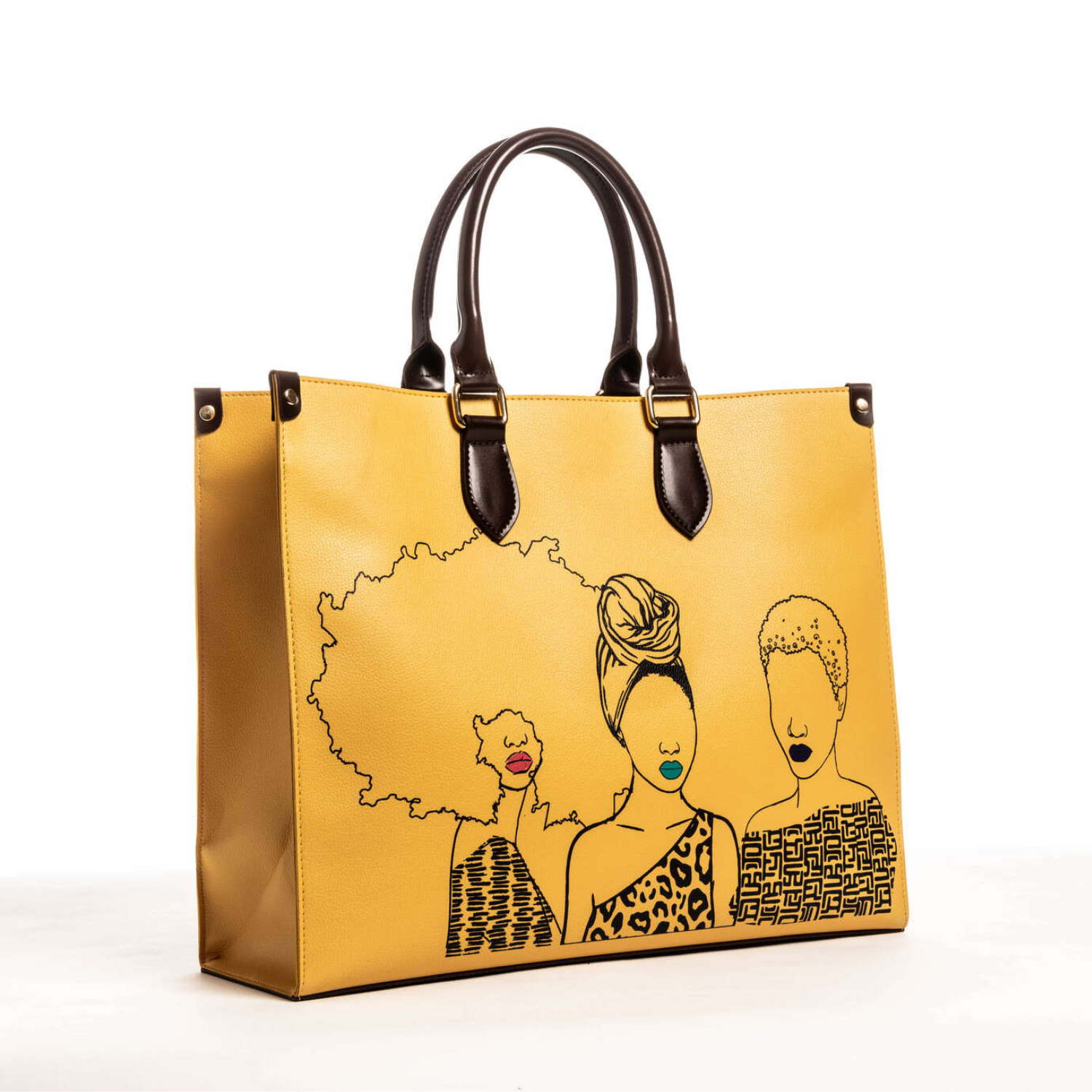 Mahogany Tote Bag – Pardon My Fro