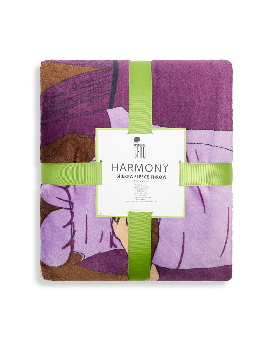 Harmony Fleece Throw Blanket
