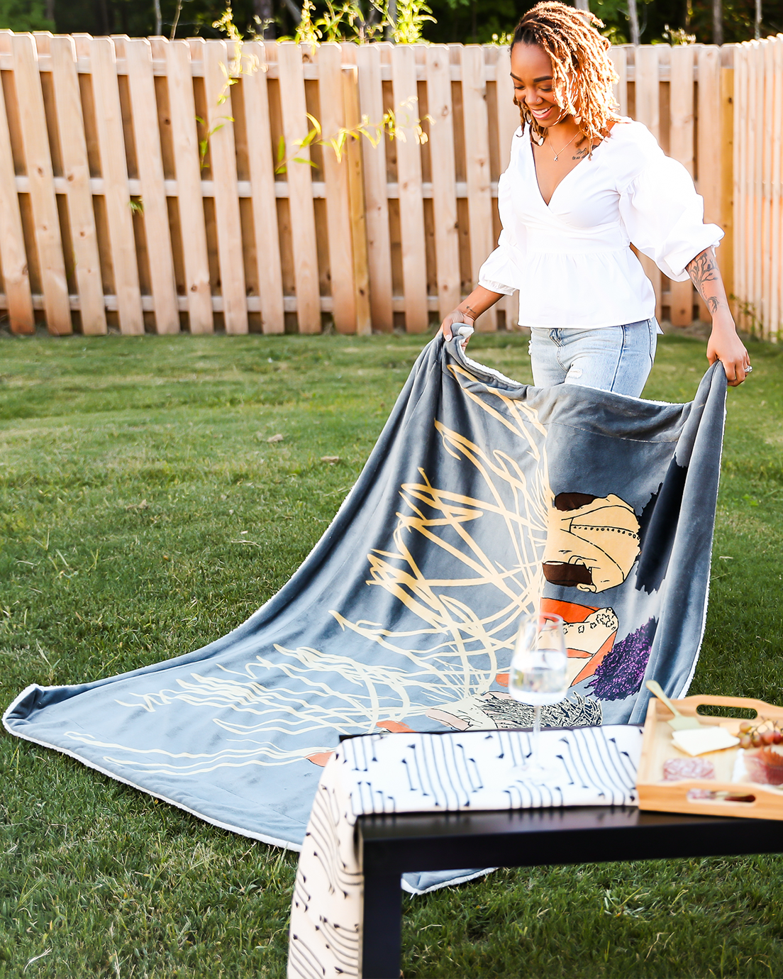 Royal Fleece Throw Blanket